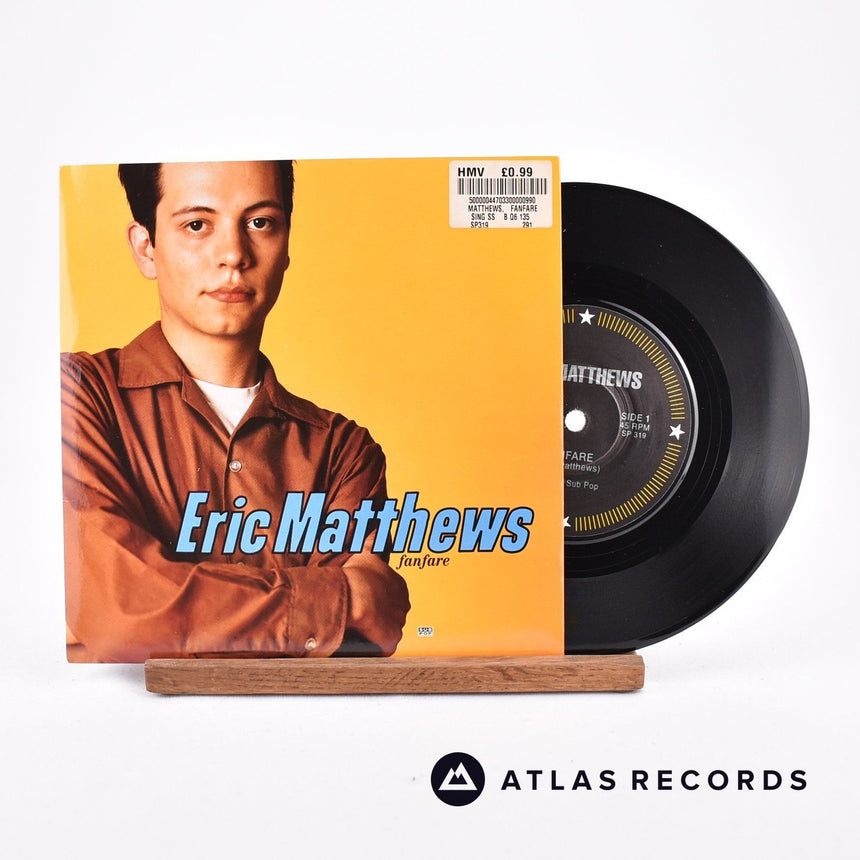 Eric Matthews Fanfare 7" Vinyl Record - Front Cover & Record