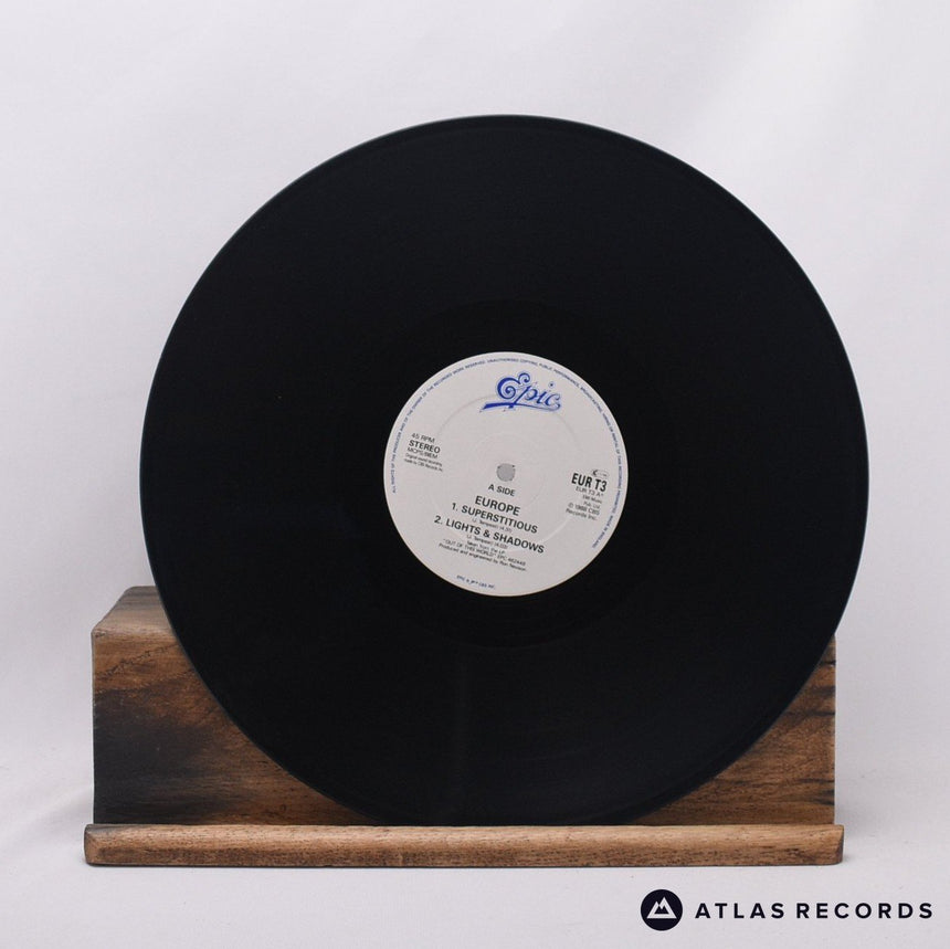 Europe - Superstitious - 12" Vinyl Record - VG+/VG+