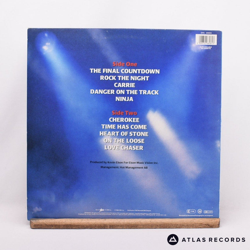 Europe - The Final Countdown - Lyric Sheet LP Vinyl Record - EX/EX