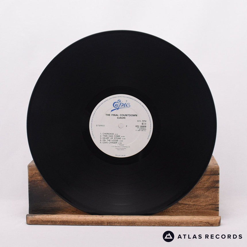Europe - The Final Countdown - Lyric Sheet LP Vinyl Record - VG+/EX
