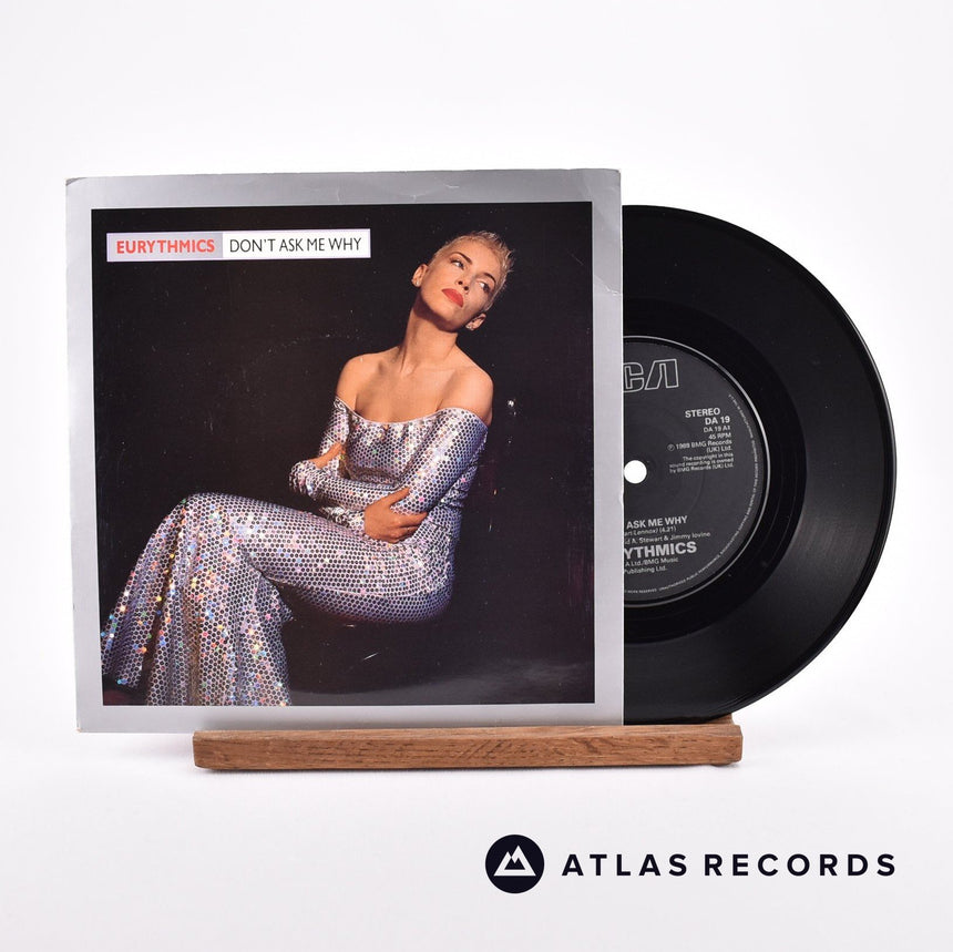 Eurythmics Don't Ask Me Why 7" Vinyl Record - Front Cover & Record