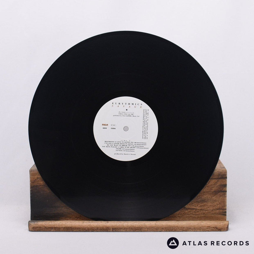 Eurythmics - Savage - Insert Poster LP Vinyl Record - EX/EX