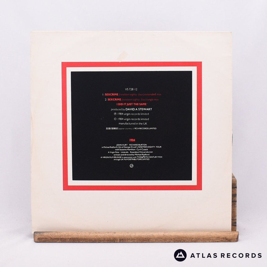 Eurythmics - Sexcrime (Nineteen Eighty • Four) - 12" Vinyl Record - VG+/VG+