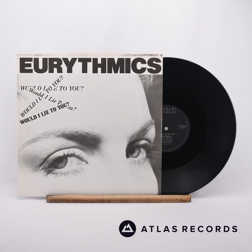 Eurythmics Would I Lie To You? 12" Vinyl Record - Front Cover & Record