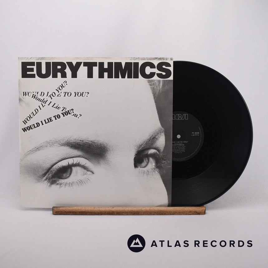 Eurythmics Would I Lie To You? 12" Vinyl Record - Front Cover & Record
