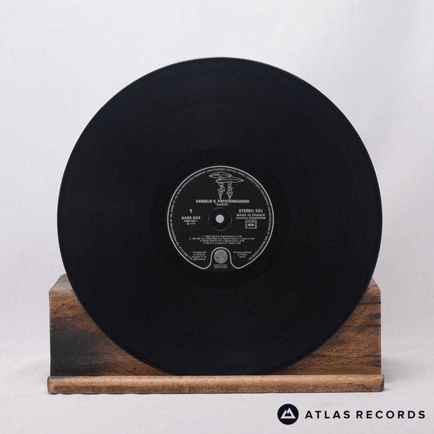 Evangelos Papathanassiou - Earth - Repress French LP Vinyl Record - EX/EX