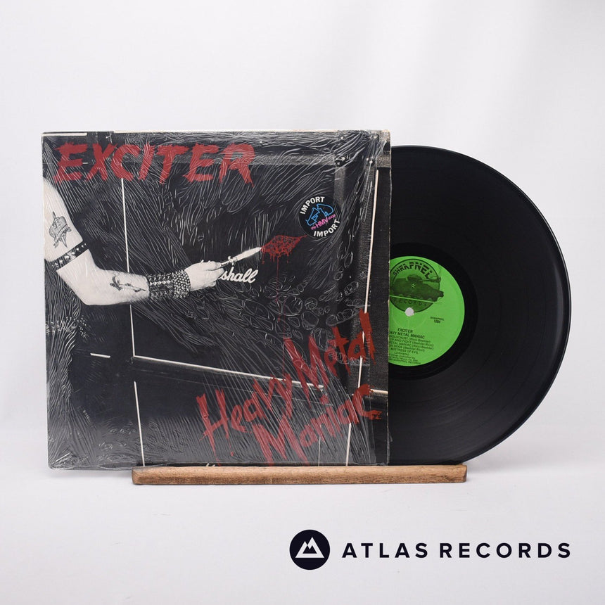 Exciter Heavy Metal Maniac LP Vinyl Record - Front Cover & Record