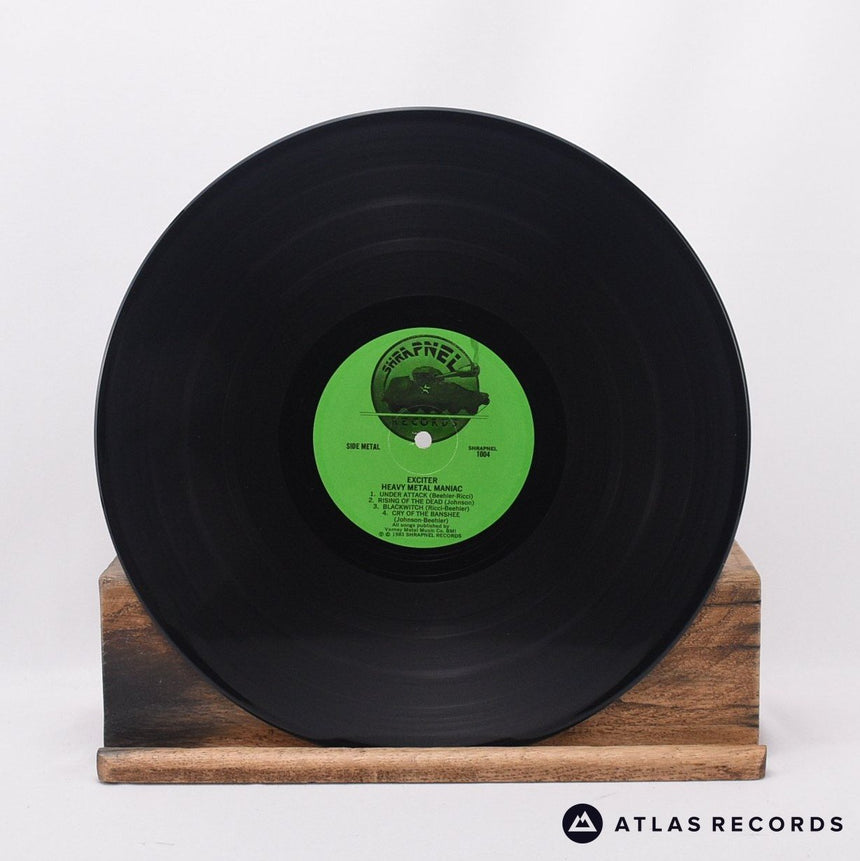 Exciter - Heavy Metal Maniac - Us A B LP Vinyl Record - EX/VG+