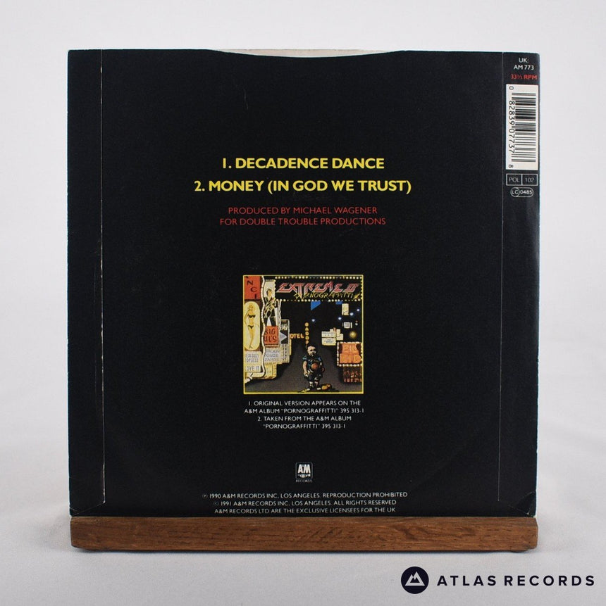 Extreme - Decadence Dance - Etched 7" Vinyl Record - EX/EX