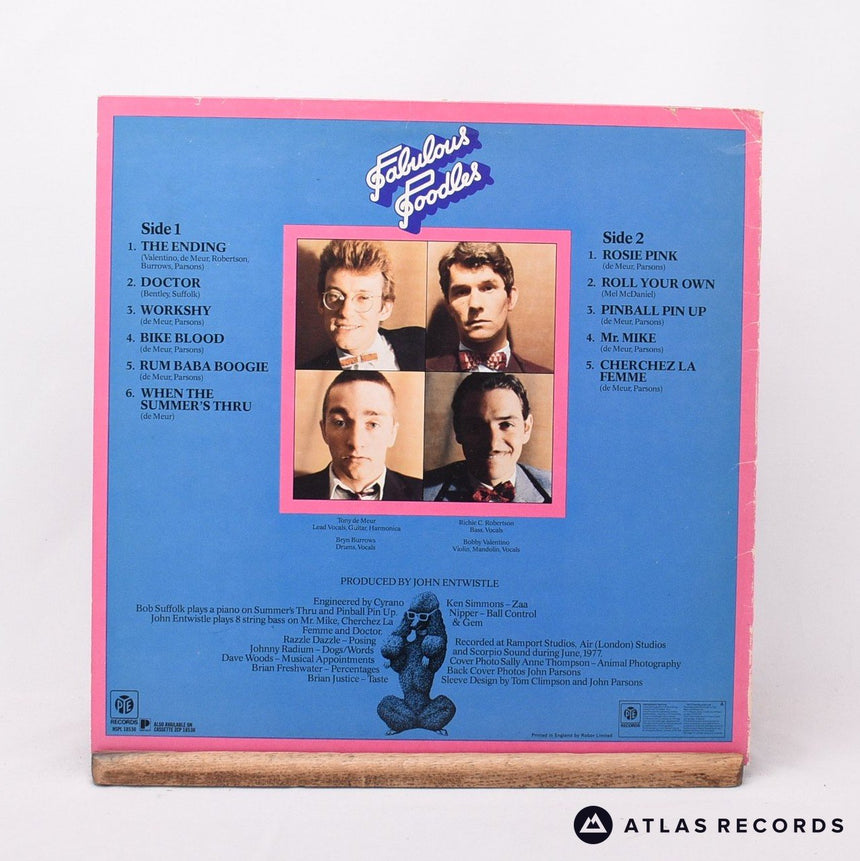 Fabulous Poodles - Fabulous Poodles - LP Vinyl Record - VG+/EX