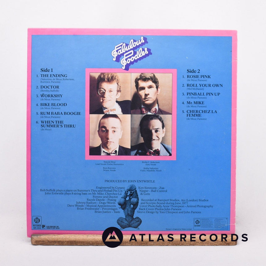 Fabulous Poodles - Fabulous Poodles - LP Vinyl Record - EX/EX