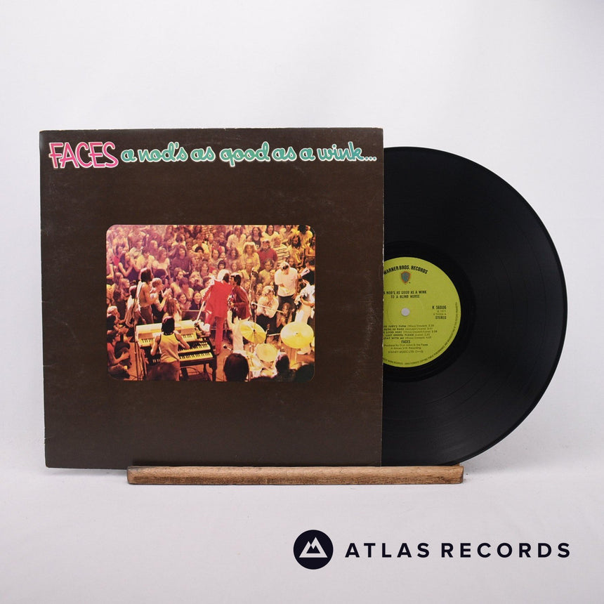 Faces A Nod's As Good As A Wink...To A Blind Horse LP Vinyl Record - Front Cover & Record