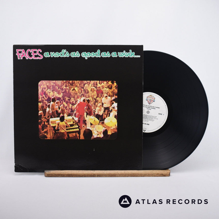 Faces A Nod's As Good As A Wink... To A Blind Horse LP Vinyl Record - Front Cover & Record
