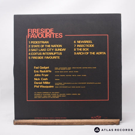Fad Gadget - Fireside Favourites - 3-A 3-B2 LP Vinyl Record - NM/NM