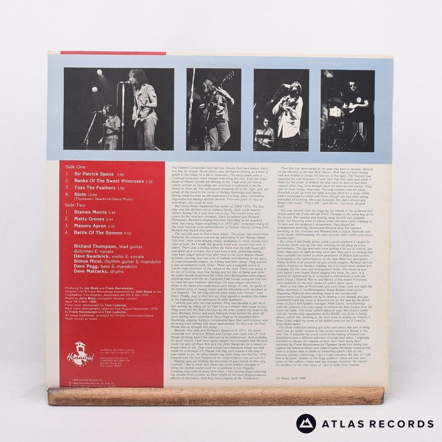Fairport Convention - House Full - Fairport Convention Live In L.A. 1 - LP Vinyl