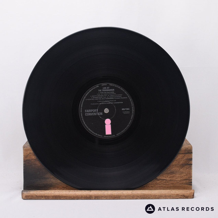 Fairport Convention - Live At The L.A. Troubadour - LP Vinyl Record - VG+/VG+