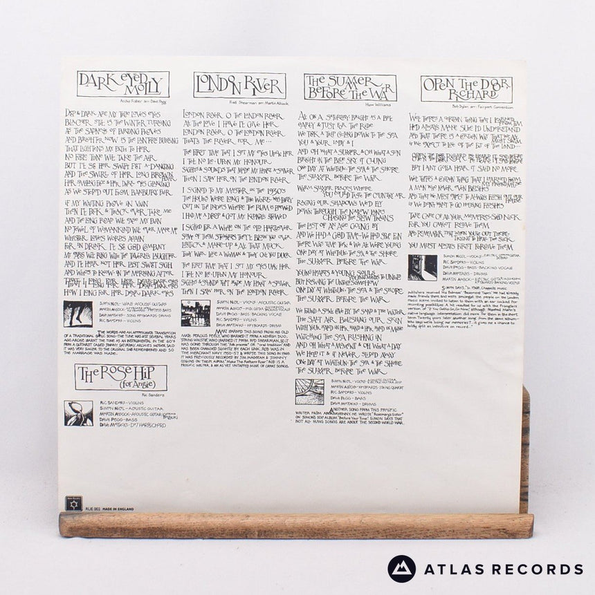 Fairport Convention - Red & Gold - Lyric Sheet LP Vinyl Record - EX/EX