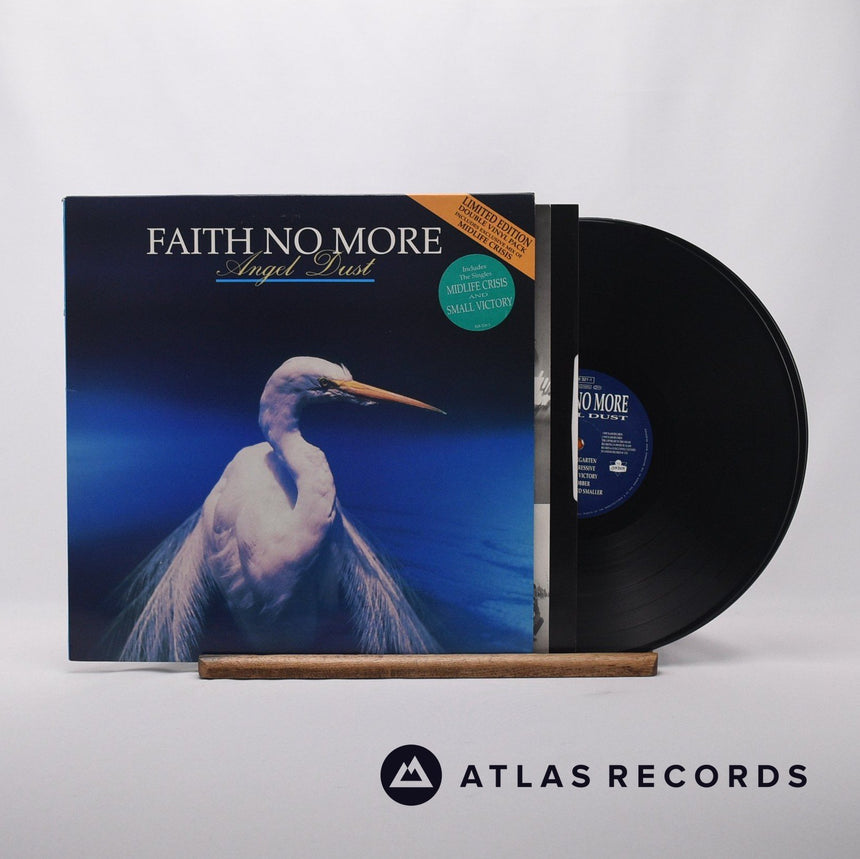 Faith No More Angel Dust LP + 12" Vinyl Record - Front Cover & Record