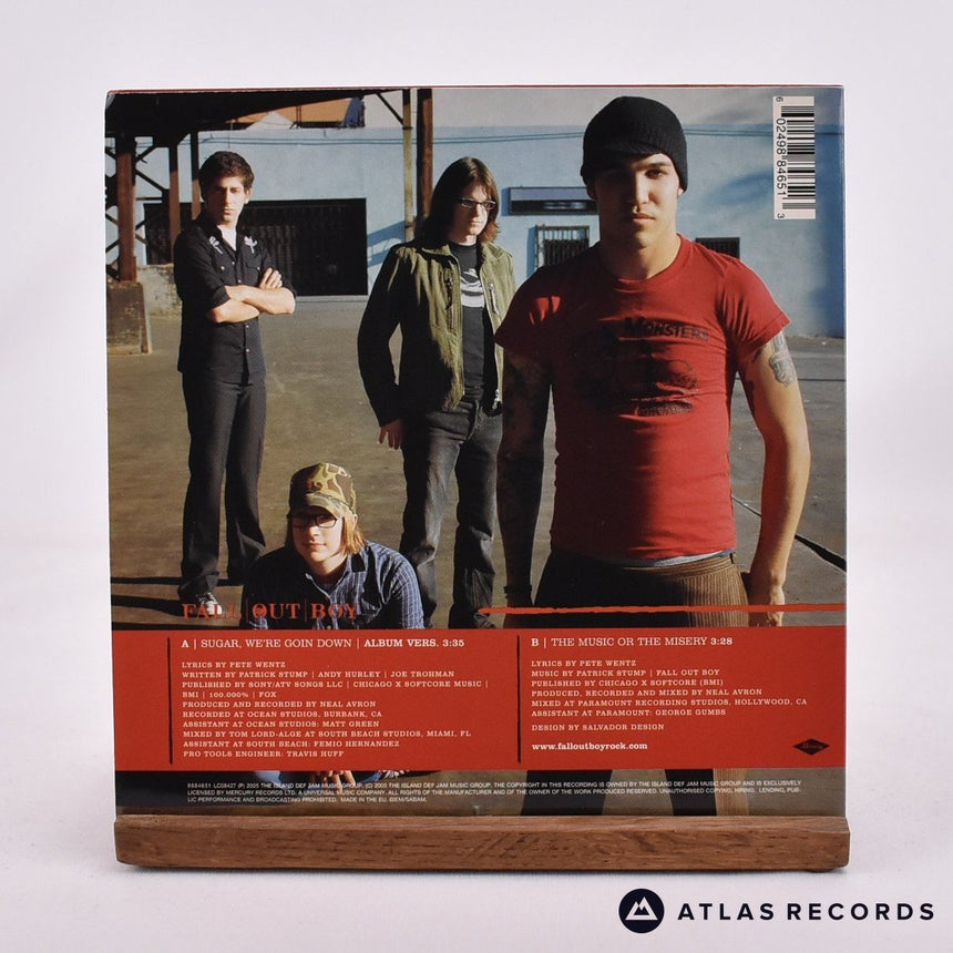 Fall Out Boy - Sugar, We're Goin Down - Numbered 7" Vinyl Record - NM/EX
