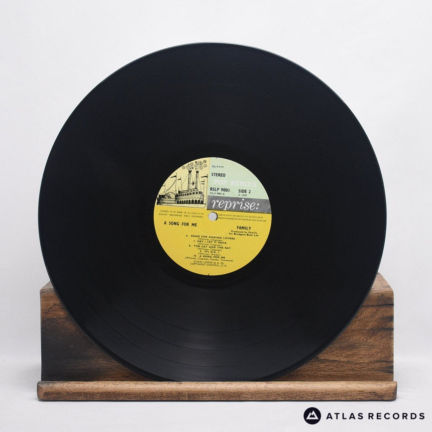 Family - A Song For Me - Lyric Sheet A-2 B-2 LP Vinyl Record - VG+/VG+