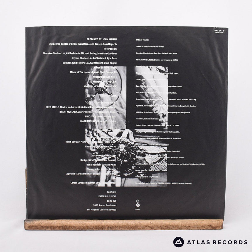 Faster Pussycat - Wake Me When It's Over - 1-A 1-B LP Vinyl Record - EX/EX