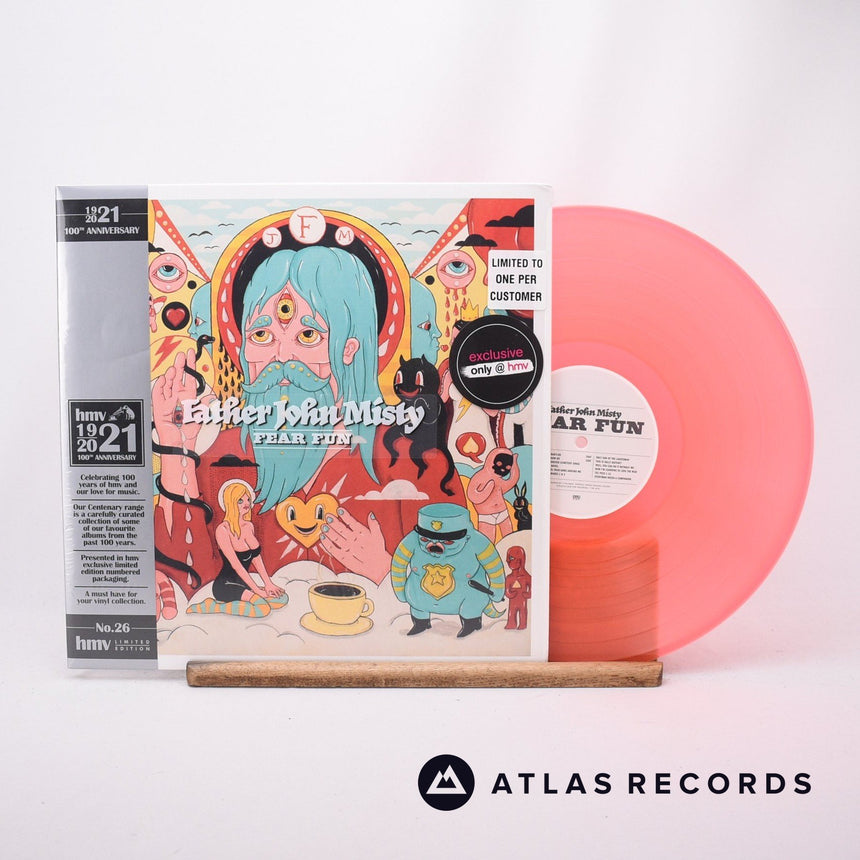 Father John Misty Fear Fun LP Vinyl Record - Front Cover & Record