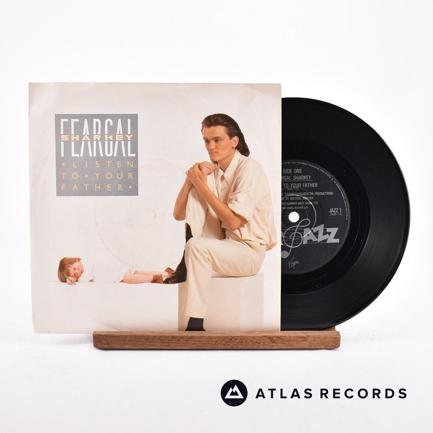 Feargal Sharkey Listen To Your Father 7" Vinyl Record - Front Cover & Record