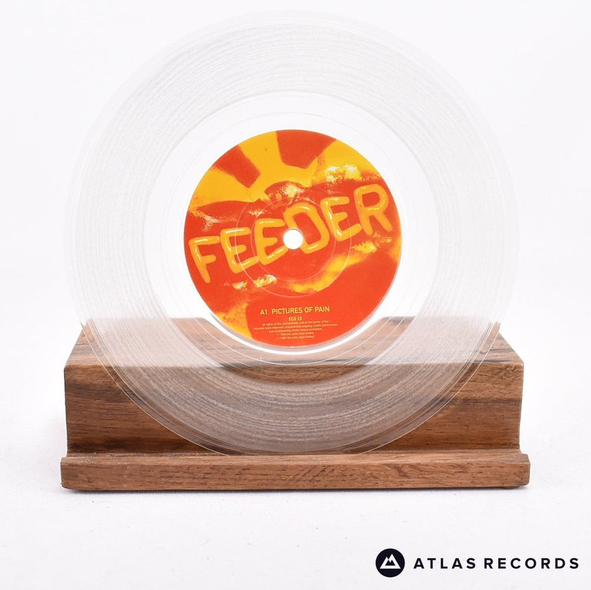 Feeder - Two Colours - Clear Limited Edition Numbered 7" Vinyl Record - EX/EX