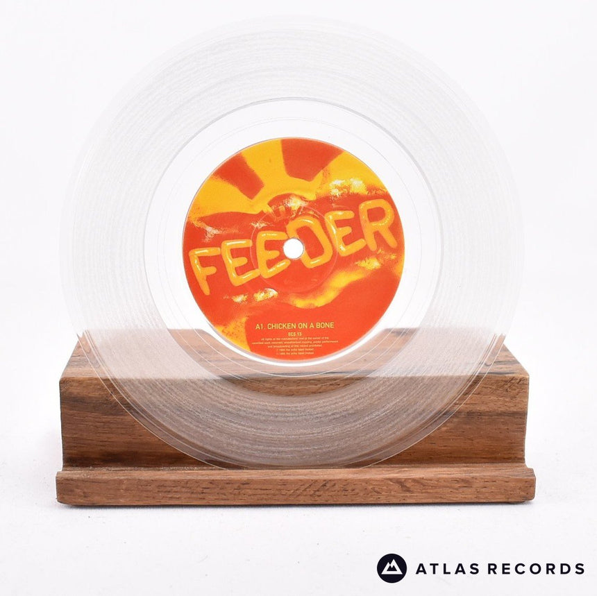 Feeder - Two Colours - Clear Limited Edition Numbered 7" Vinyl Record - EX/EX