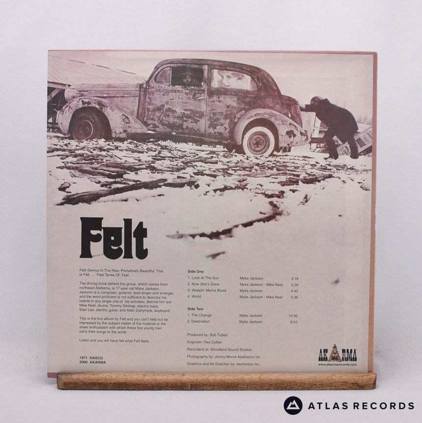 Felt - Felt - Reissue Italy A B LP Vinyl Record - NM/NM