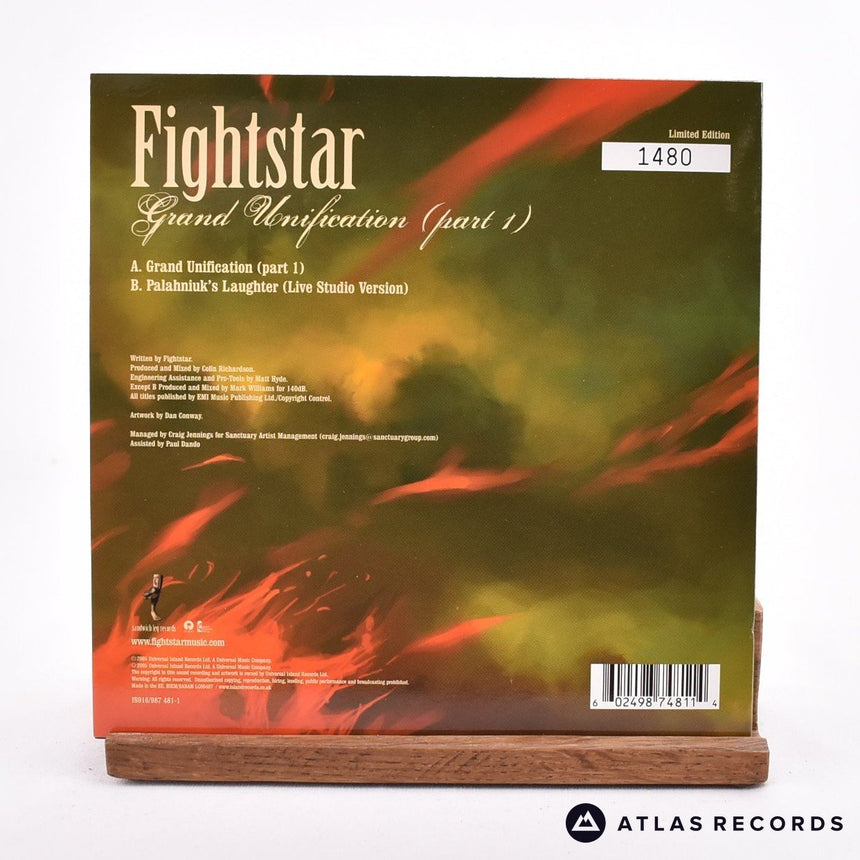 Fightstar - Grand Unification - Orange Insert 7" Vinyl Record - NM/NM