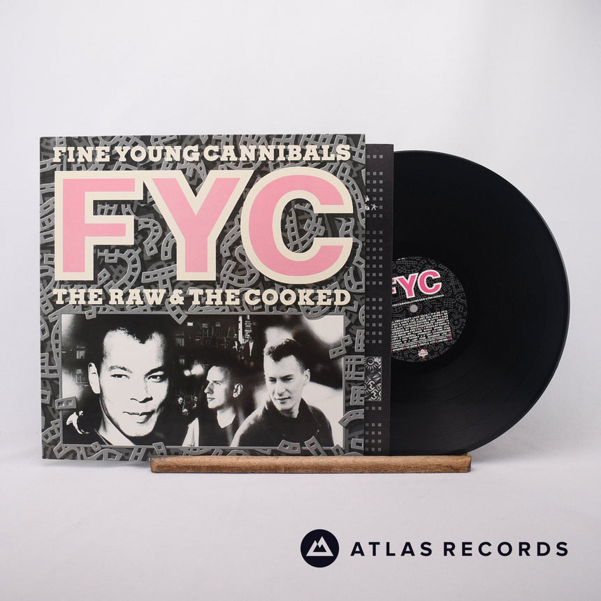 Fine Young Cannibals The Raw & The Cooked LP Vinyl Record - Front Cover & Record