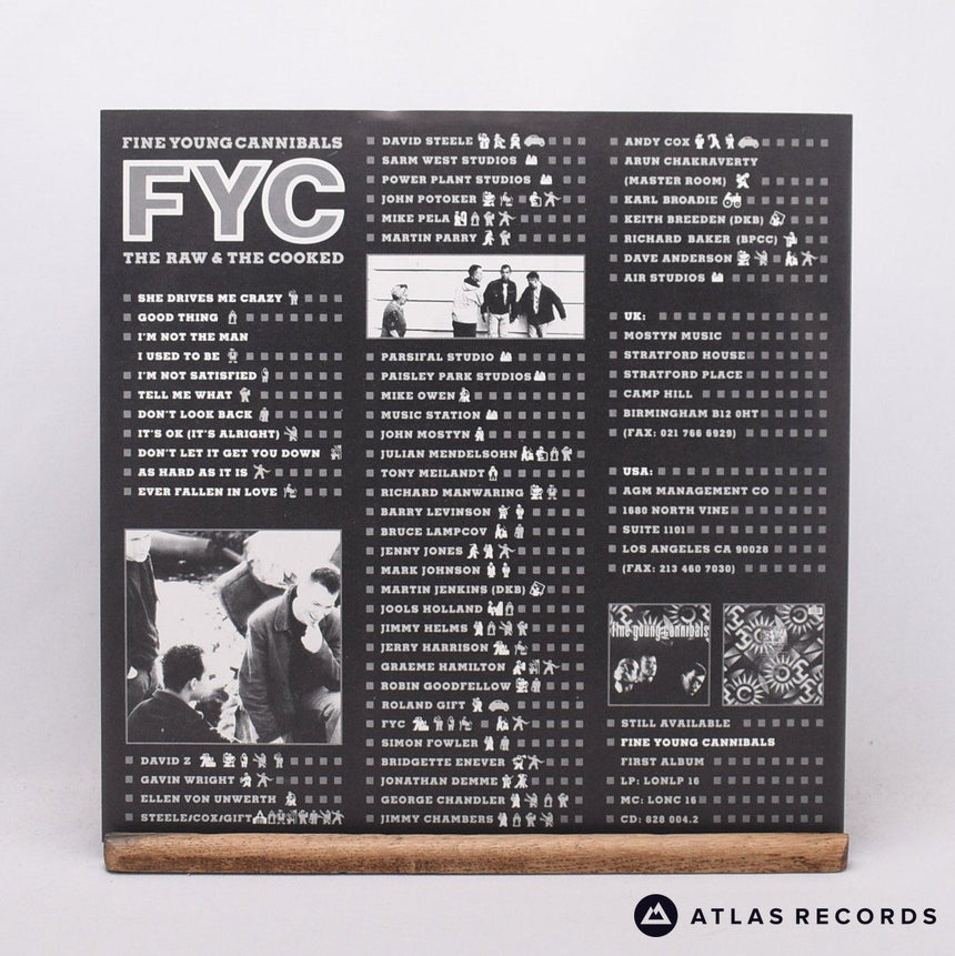 Fine Young Cannibals - The Raw & The Cooked - LP Vinyl Record - EX/NM