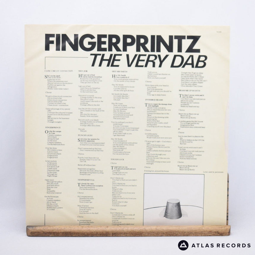 Fingerprintz - The Very Dab - LP Vinyl Record - EX/VG+