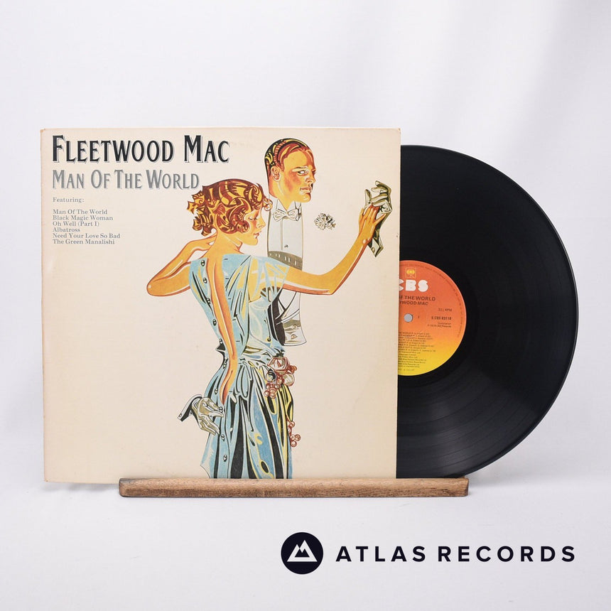 Fleetwood Mac Man Of The World LP Vinyl Record - Front Cover & Record