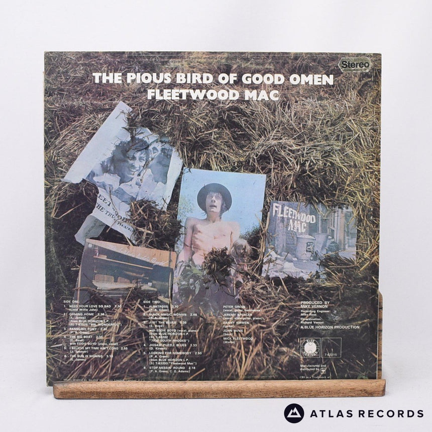 Fleetwood Mac - The Pious Bird Of Good Omen - A1 B1 LP Vinyl Record - EX/VG+