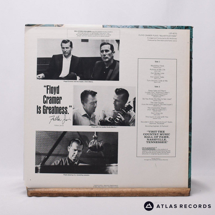 Floyd Cramer - Floyd Cramer Plays MacArthur Park - LP Vinyl Record - EX/EX