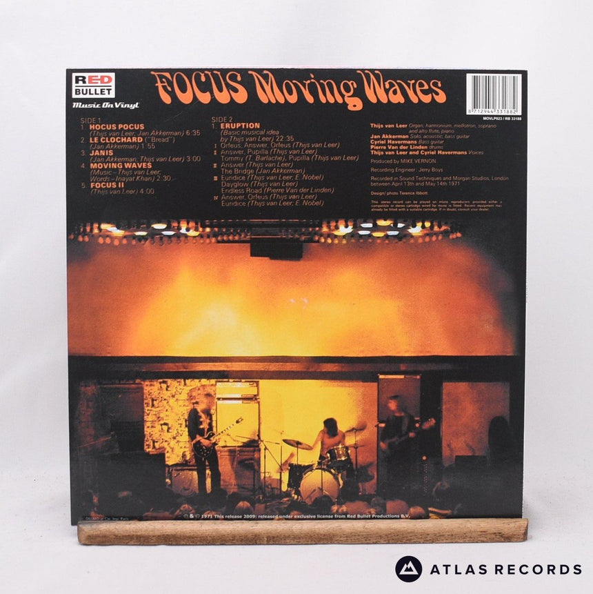 Focus - Moving Waves - 180G Reissue LP Vinyl Record - EX/NM