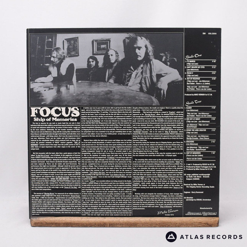 Focus - Ship Of Memories - Reissue Netherlands 1-Y 1-Y LP Vinyl Record - EX/EX