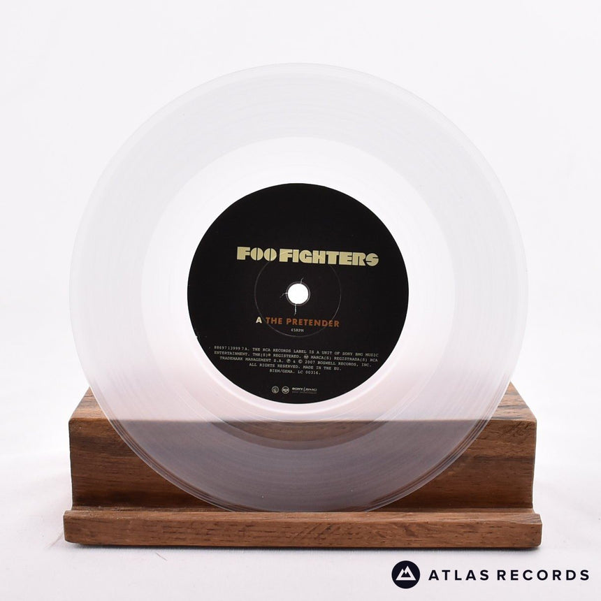 Foo Fighters - The Pretender - Clear 7" Vinyl Record - NM/NM
