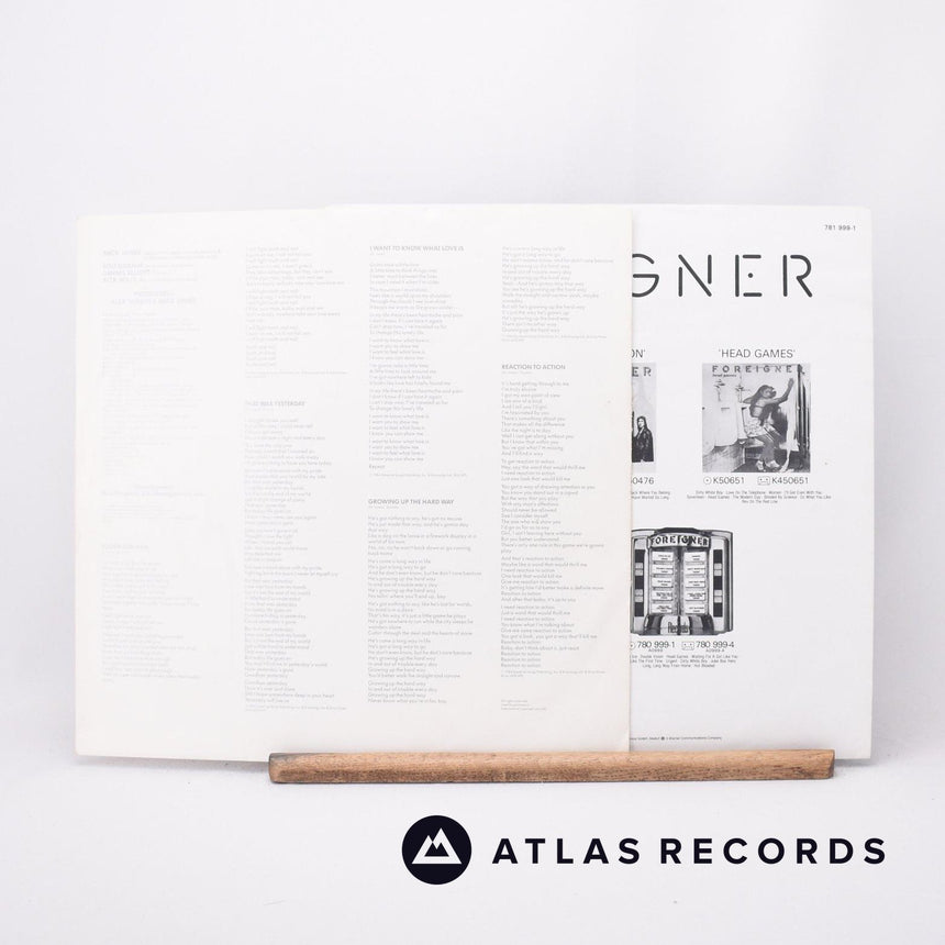 Foreigner - Agent Provocateur - Embossed Sleeve LP Vinyl Record - VG+/VG+