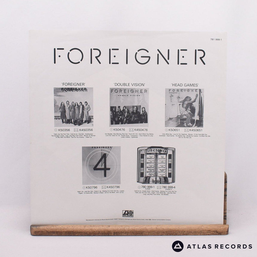 Foreigner - Agent Provocateur - Embossed Sleeve Insert LP Vinyl Record - VG+/VG+