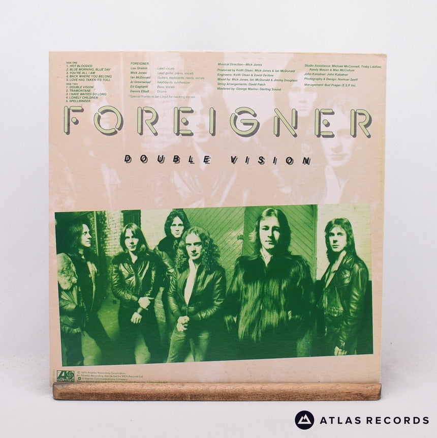 Foreigner - Double Vision - LP Vinyl Record - EX/VG+