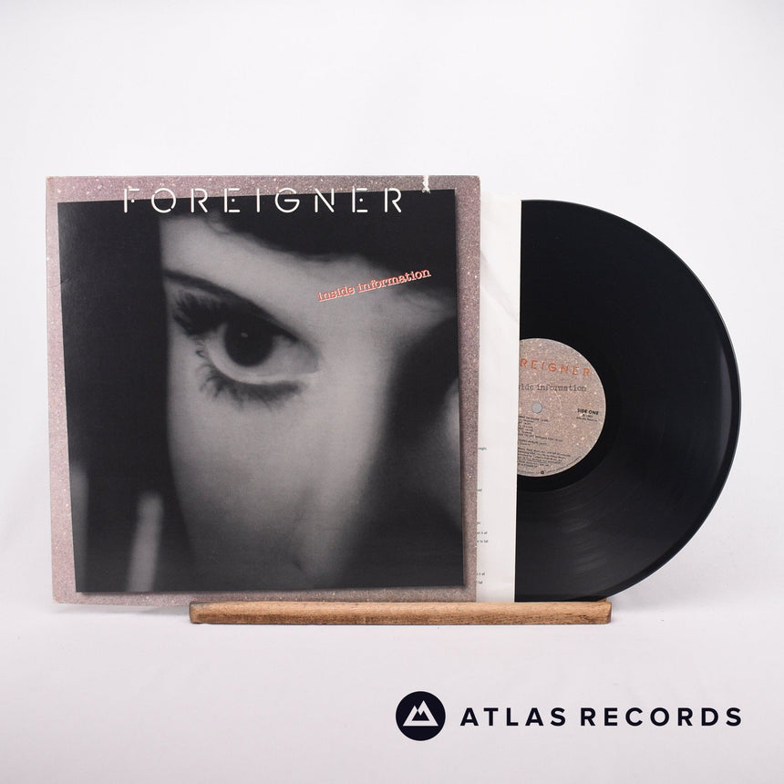 Foreigner Inside Information LP Vinyl Record - Front Cover & Record