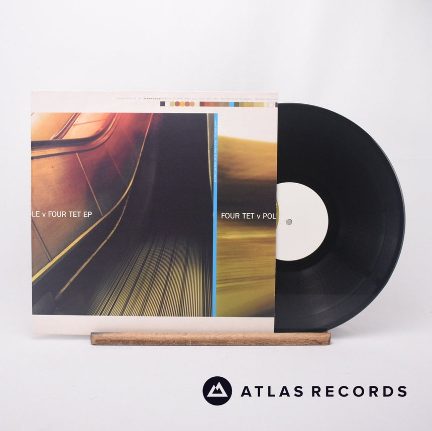 Four Tet Pole v Four Tet EP 12" Vinyl Record - Front Cover & Record