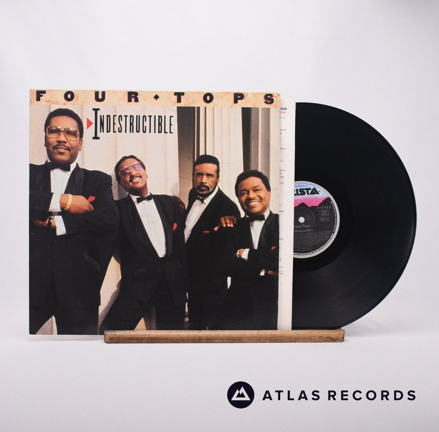 Four Tops Indestructible LP Vinyl Record - Front Cover & Record