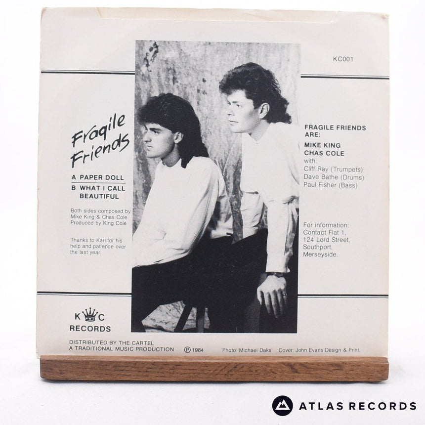 Fragile Friends - Paper Doll - 7" Vinyl Record - VG/EX