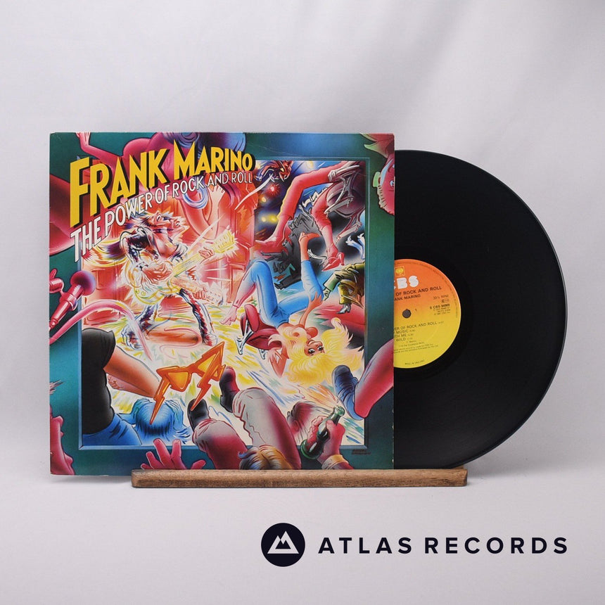Frank Marino The Power Of Rock And Roll LP Vinyl Record - Front Cover & Record
