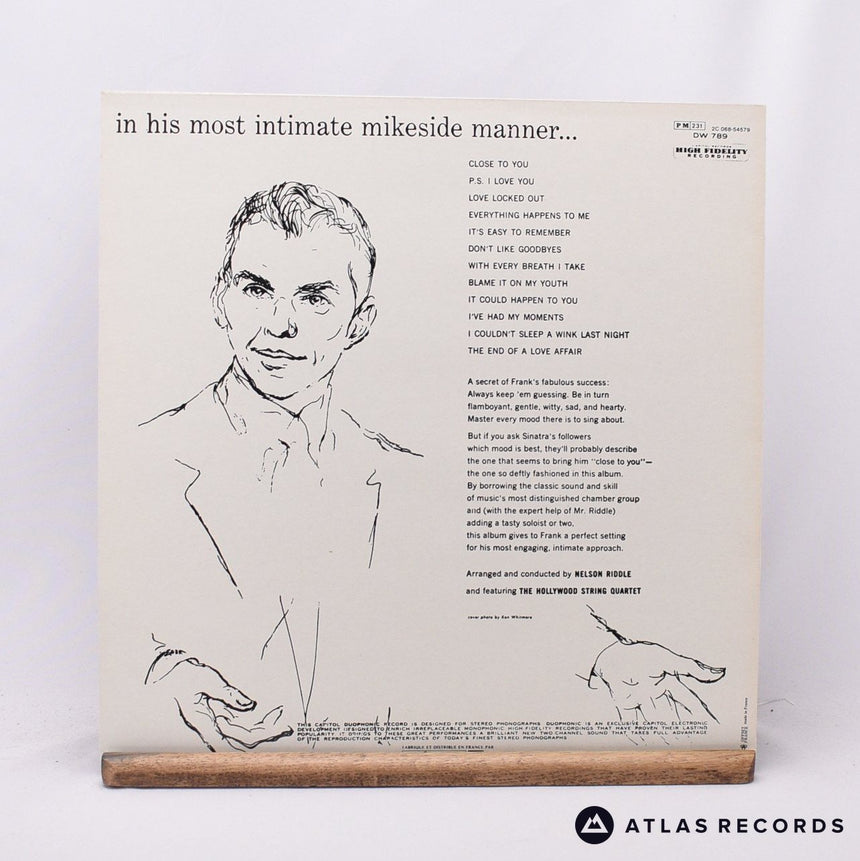 Frank Sinatra - Close To You - Mono Reissue Duophonic LP Vinyl Record - EX/EX