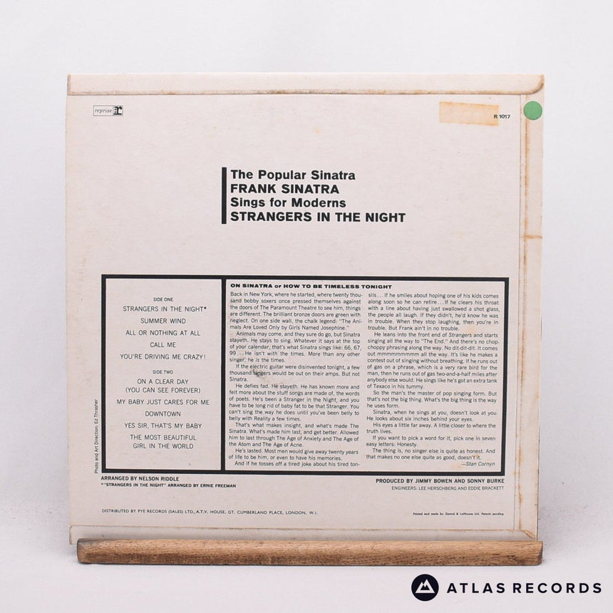 Frank Sinatra - Strangers In The Night - Mono Reissue LP Vinyl Record - VG+/EX